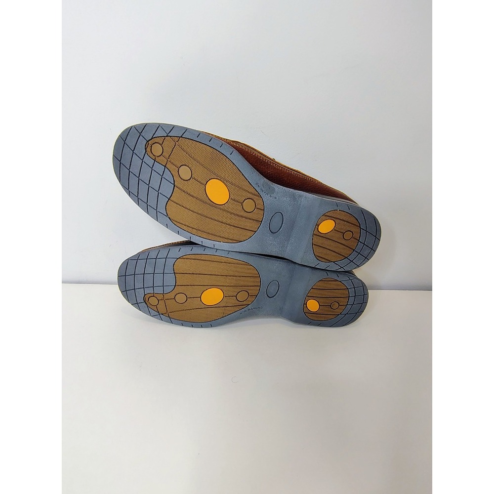 Hitchcock Boat Moccasin Mens Size 13 3E Brown Leather Slip On - Picture 9 of 11